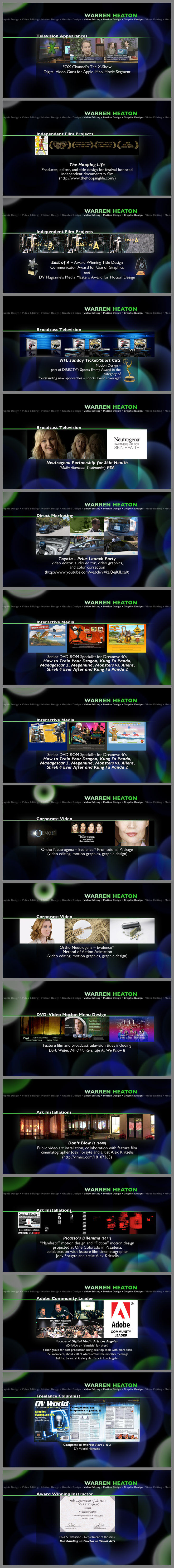Warren Heaton - Professional Highlights